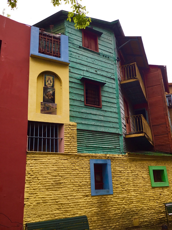 Les maisons colorées 