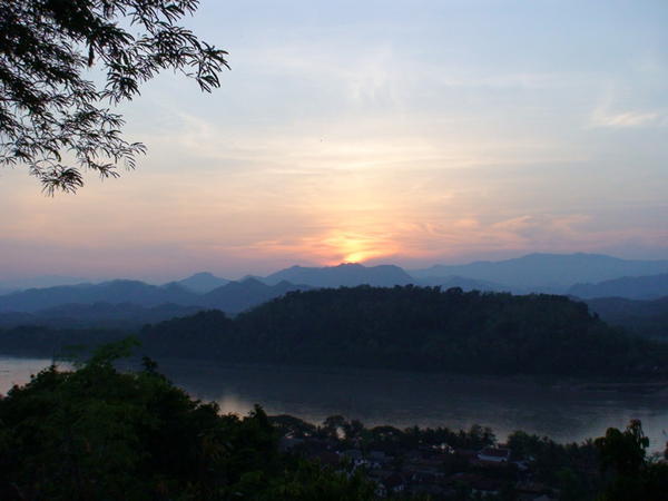 Luang Prabang sunset view