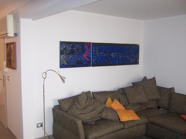 My second painting in Hanging in Monte Carlo