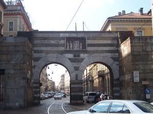 one of the many ports to the city in Milan