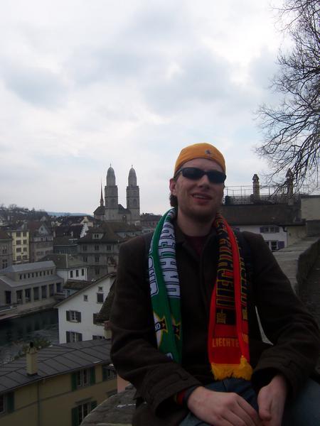 Me with my N. Ireland scarf