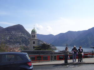 the view in Lugano