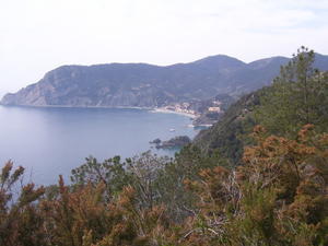 monterrosso from the trail