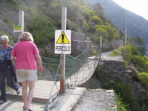 the "dangerous" bridge!