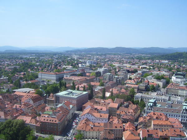 Ljubljana from the castle