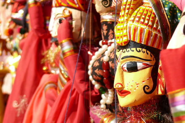 Jaipur puppets