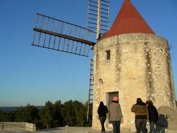 the windmill at fontvieille
