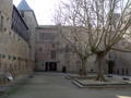 the main courtyard