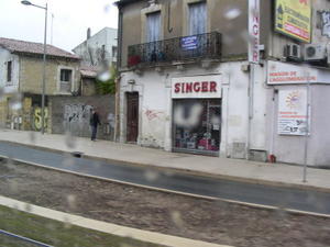 and still looking, i found a singer store. i miss my sewing machine