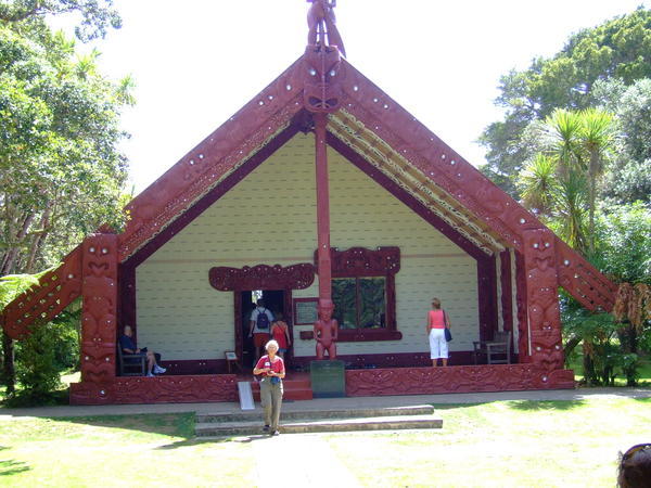 Meeting house in Waitangi