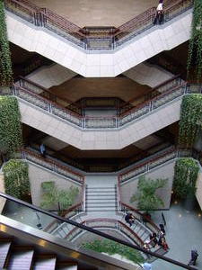 Stairs inside Shanghai Museum