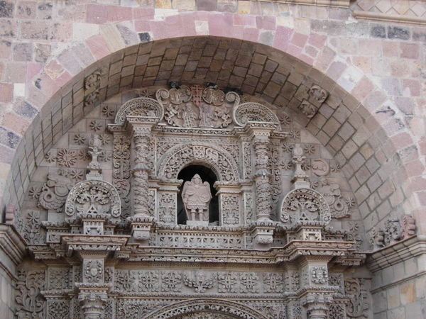 Intricate Carvings on One of the Churches