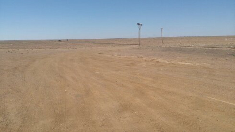 The road from Coober Pedy to William Creek