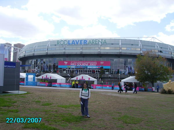 the Rod Laver Arena