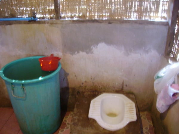 our toilet and shower