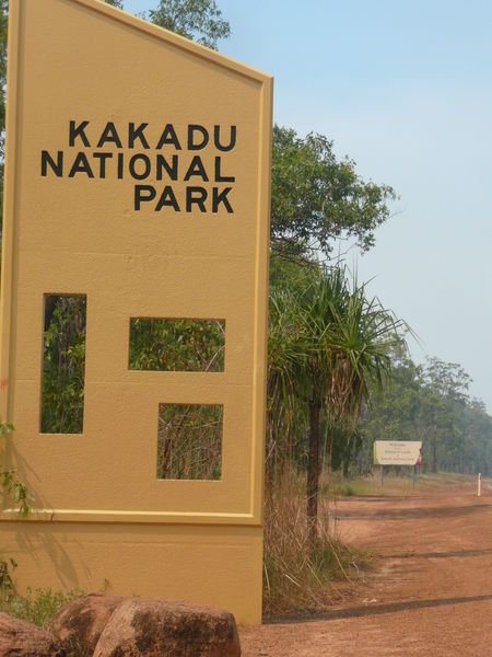 entering Kakadu National park