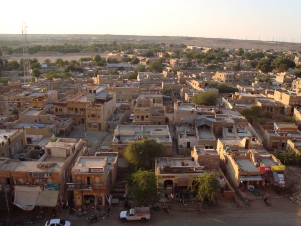 View of Jaisalmer from the fort