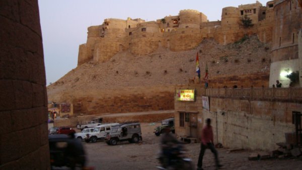 The fort at dusk