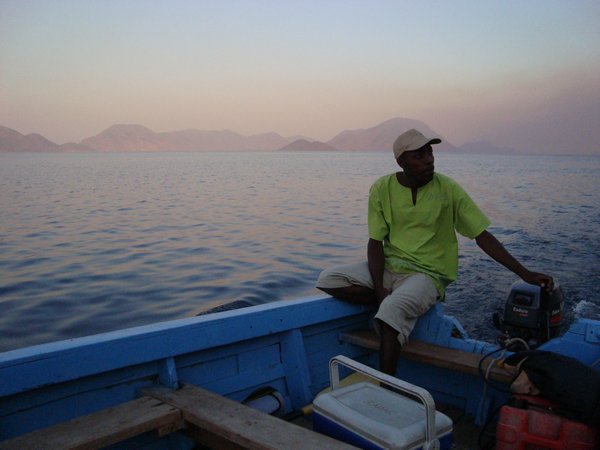 Sunset cruise on Lake Malawi
