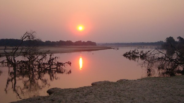 Luangwa River Sunset