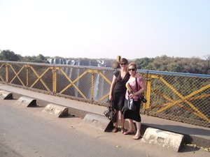 The bridge between Zambia and Zimbabwe