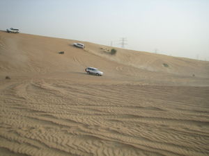 Atravesando dunas en 4x4