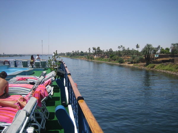 Vista del Nilo desde el crucero