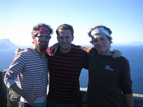 Con Matt y Lars en Cape Point
