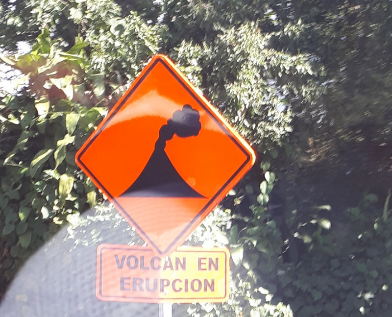 warning Volcano