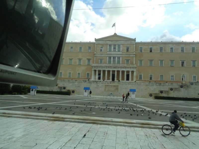 The main goverment building downtown Athens