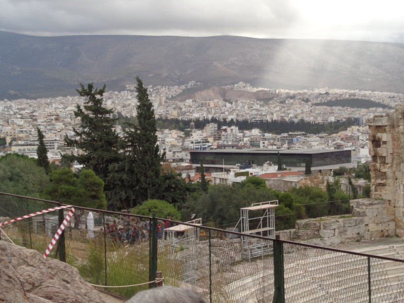 View of Athens from hill
