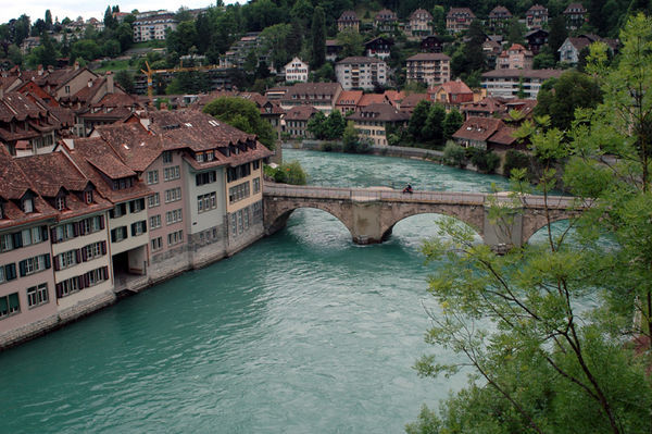 Bern, city in a bend in the river