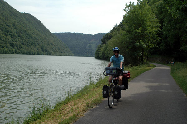 Danube traffic free cycle route