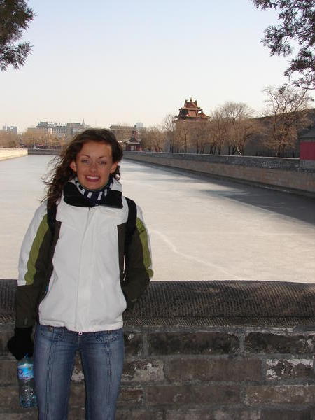 The moat and entrance to the Forbidden City