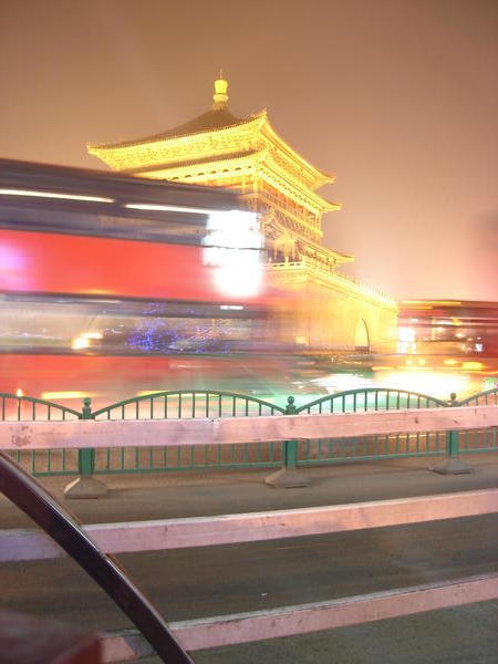 Xi'an at night 