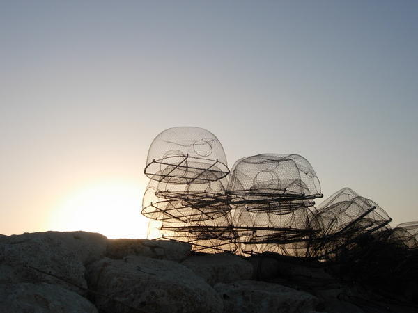 Fish-traps watching the sunset