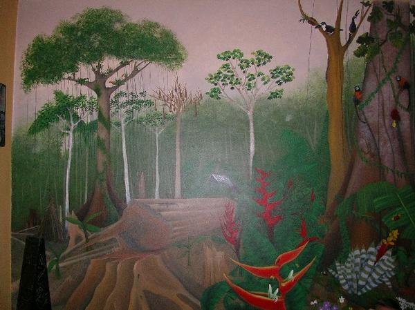 Mural in the Sitting Room 
