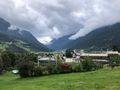 View from our hotel in Bormio