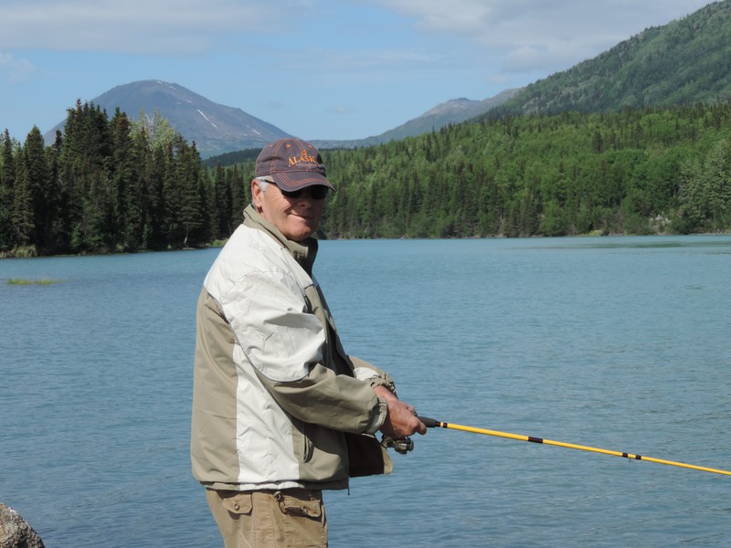 Wetting a line in the Kenai River