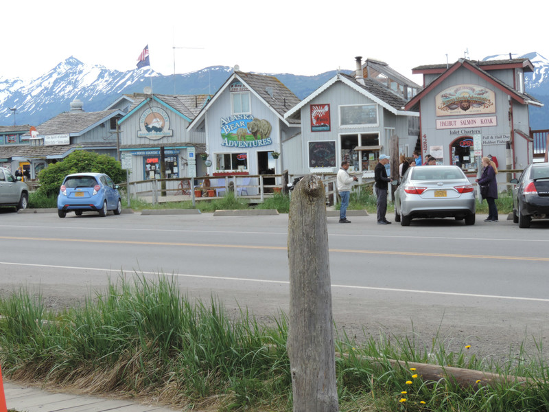 Shops on the spit