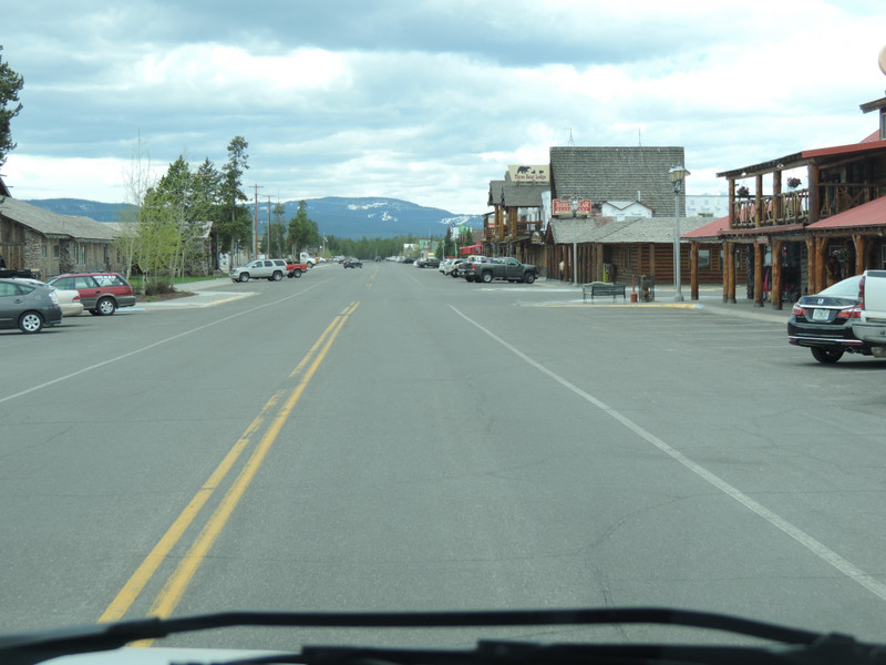 Entering West Yellowstone