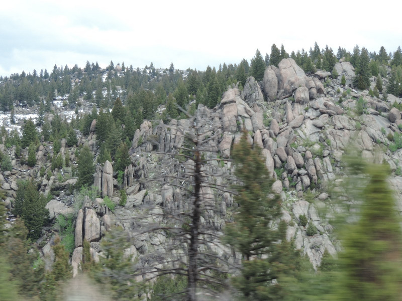 Rock formations near Butte, MT