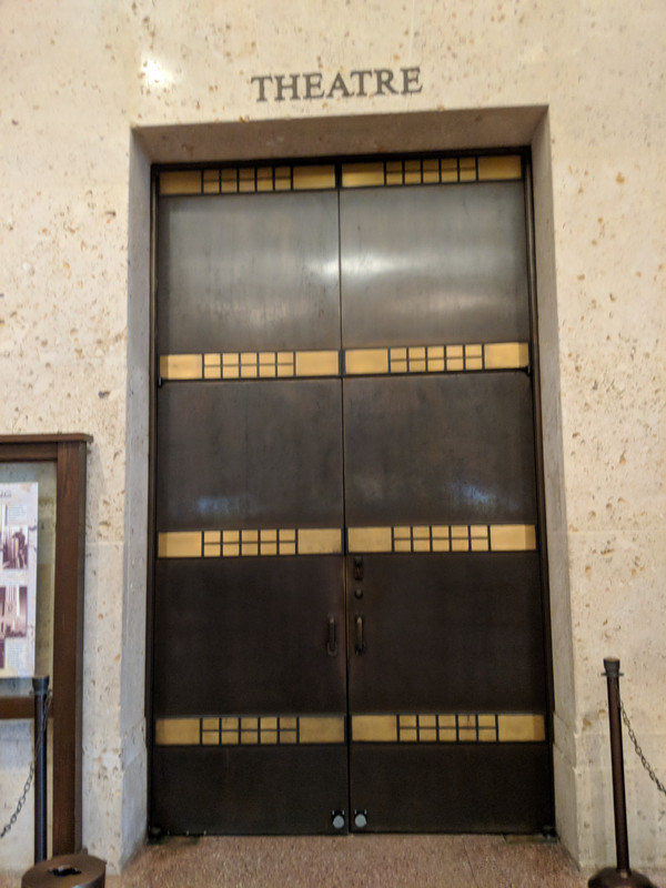 Art Deco doors at San Jacinto