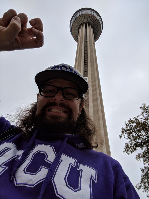 Tower of the Americas. Go Frogs.