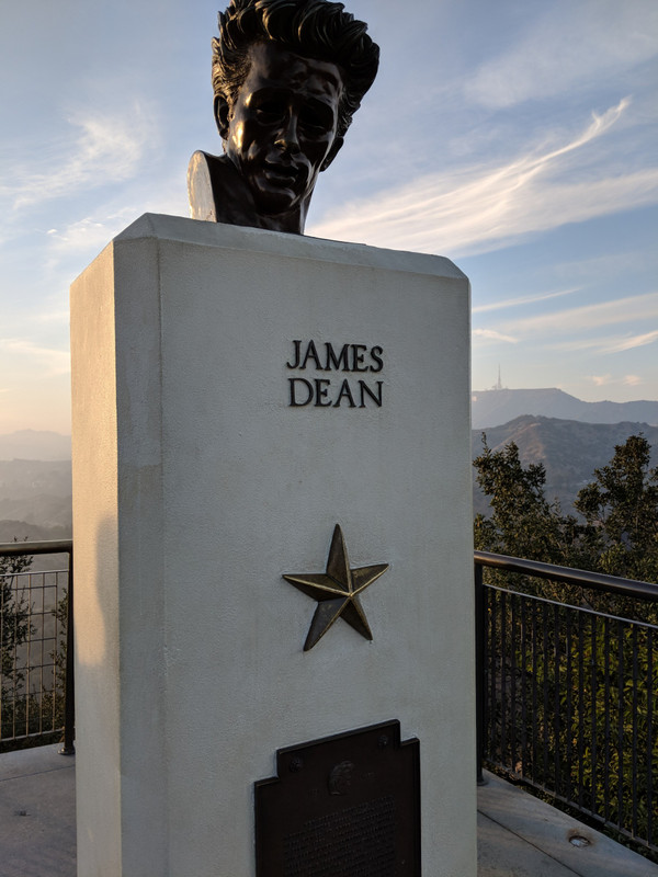 James Dean tribute at the Griffith Observatory