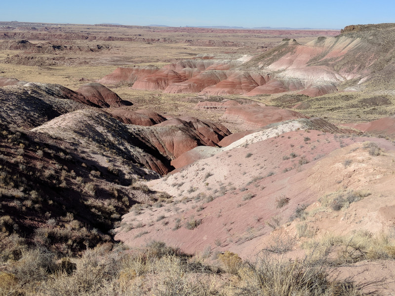 I'm in awe of the colors in these badlands