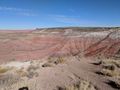 Lots of red in the northern areas of the Petrified Forest NP