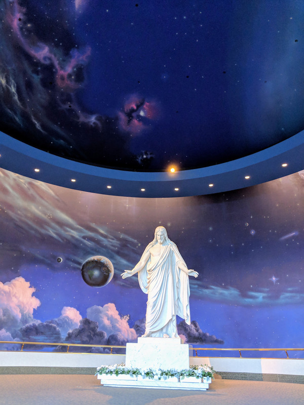 Jesus planetarium at the North Visitors Center on Temple Square