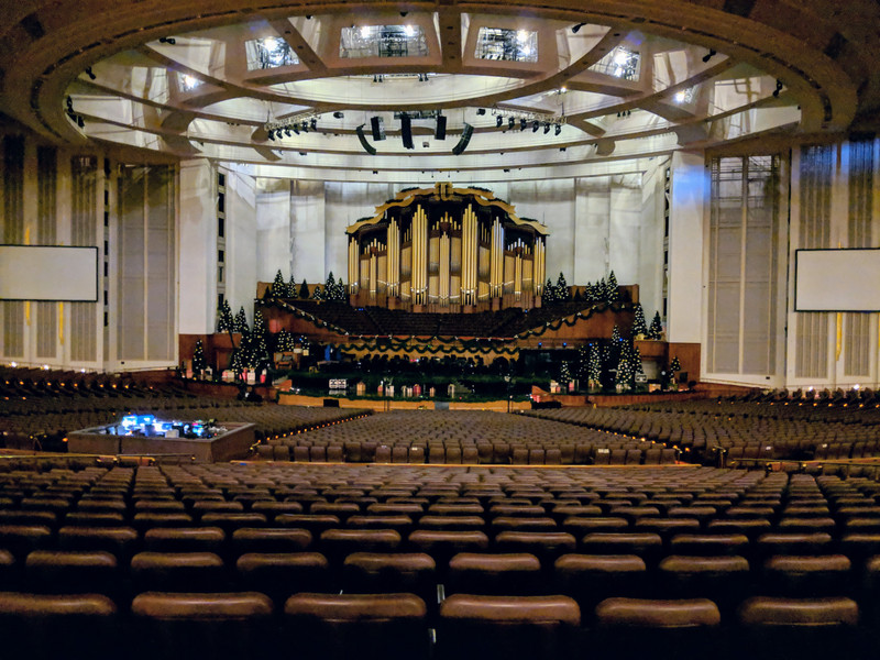 Conference Center organ and auditorium