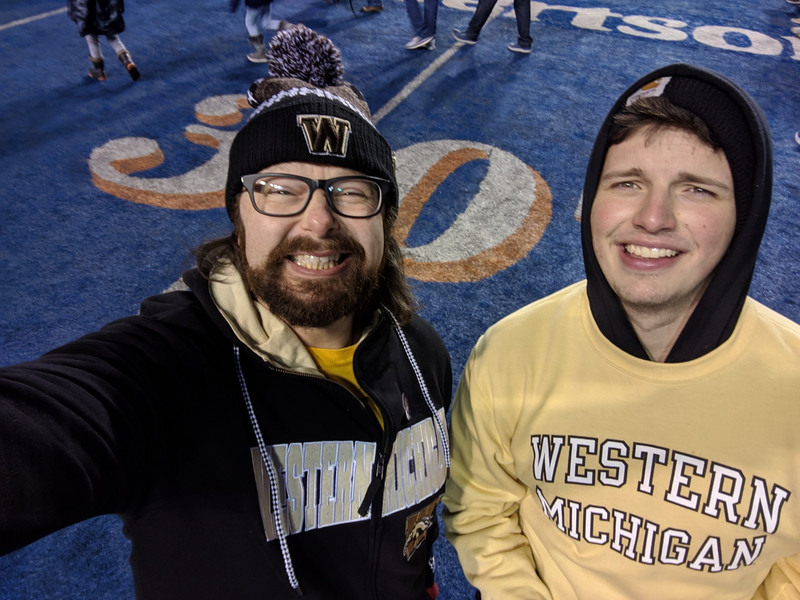 They let us on the field after the game